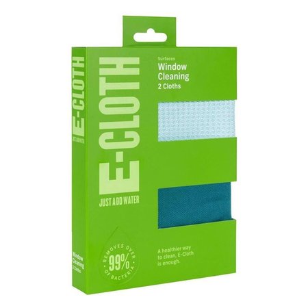 E-CLOTH Window Kit Microfiber Glass and Polish Cloth 2 pk 10615W